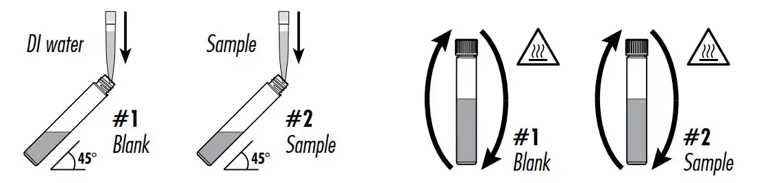 HANNA HI97106 Chemical Oxygen Demand Portable Photometer - hot during mixing