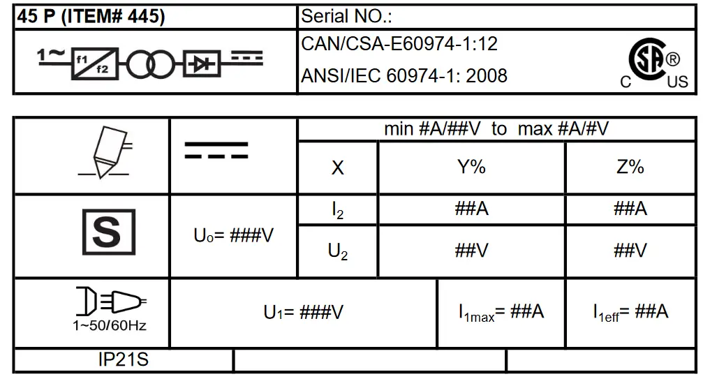 Forney 445 45 P PRO Plasma Cutter - icon 24