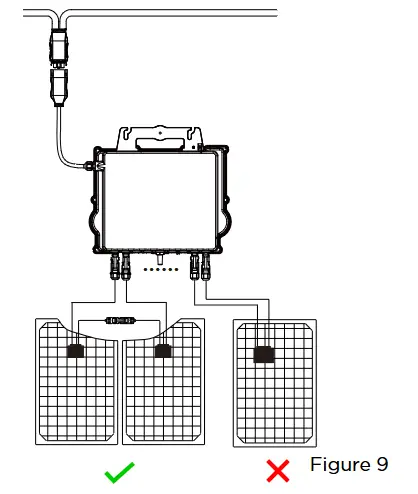 APsystems QT2D Microinverter - AC bus cable 1