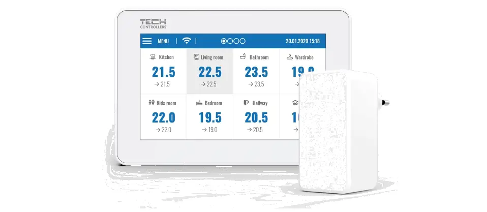 Tech Controllers Eu-m-9t Wired Controll Panel Wifi Module User Manual