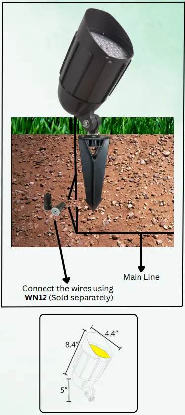 ABBA LIGHTING CDR30 RGBW Spot Light - INSTALLATION