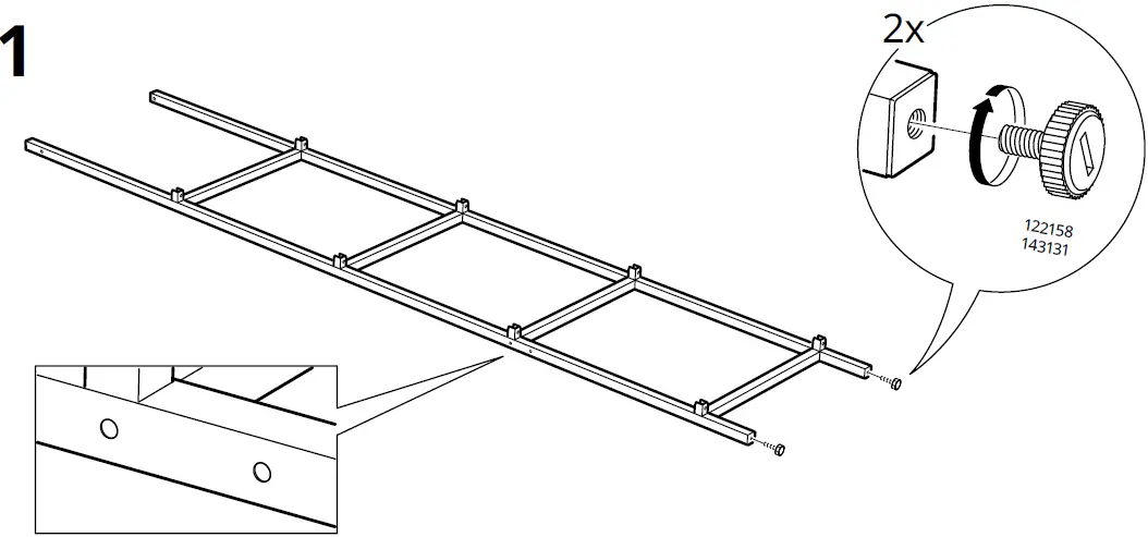 IKEA VITTSJÖ Shelf Unit Black Brown Glass 06
