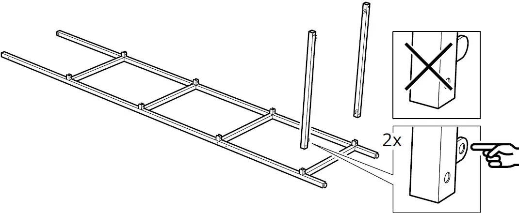 IKEA VITTSJÖ Shelf Unit Black Brown Glass 07