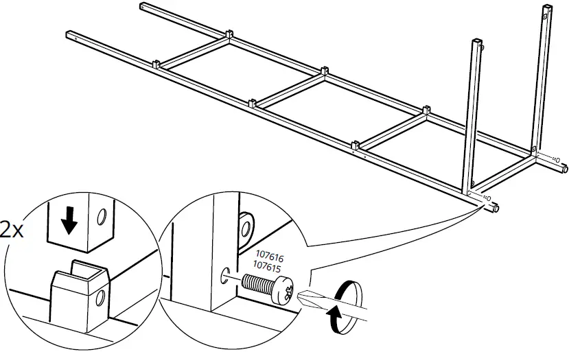 IKEA VITTSJÖ Shelf Unit Black Brown Glass 08