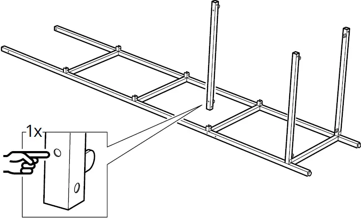 IKEA VITTSJÖ Shelf Unit Black Brown Glass 09