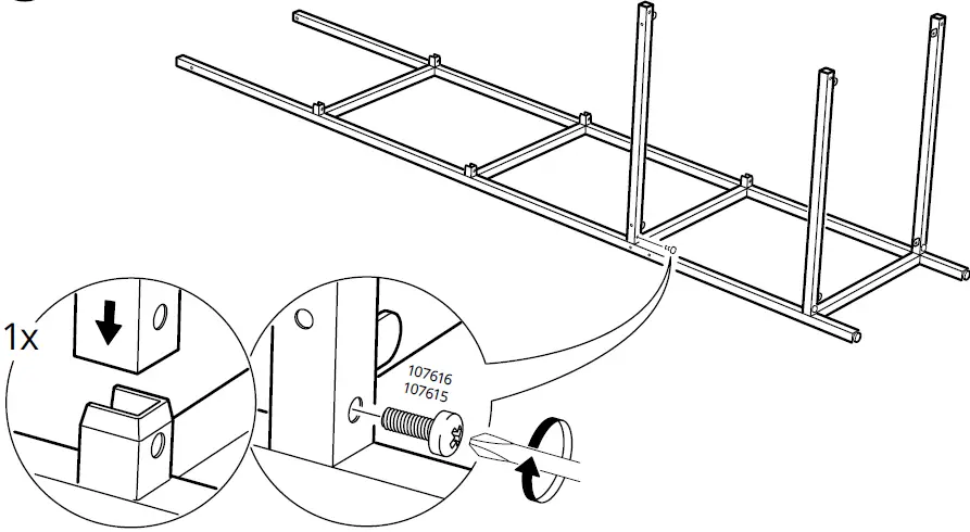 IKEA VITTSJÖ Shelf Unit Black Brown Glass 10