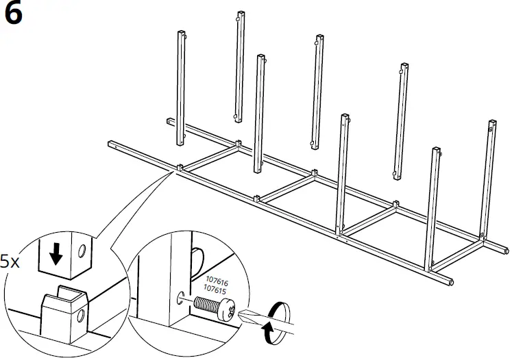 IKEA VITTSJÖ Shelf Unit Black Brown Glass 11