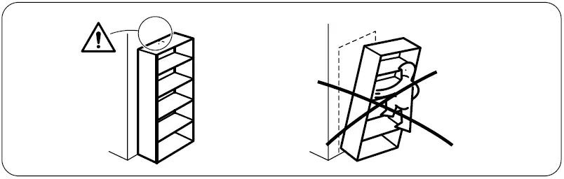 IKEA VITTSJÖ Shelf Unit Black Brown Glass 18