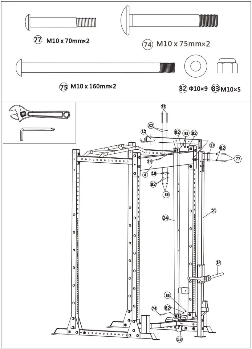 Trekkrunner HG SM3110 Smith Machine - fig 16