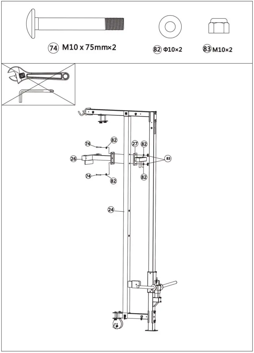 Trekkrunner HG SM3110 Smith Machine - fig 17