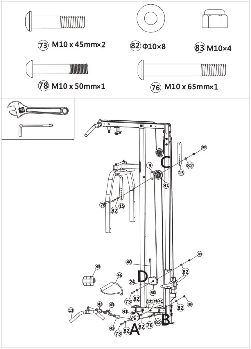 Trekkrunner HG SM3110 Smith Machine - fig 21
