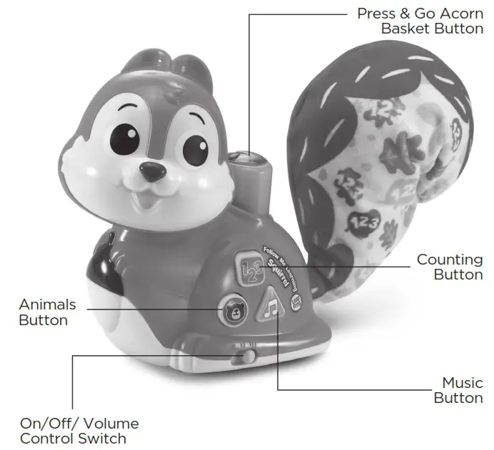 Leap Frog 617603 Follow Me Learning Squirrel - INTRODUCTION