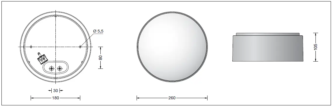 BEGA-51015-4-Indoor-Ceiling-Luminaire-FIG-1
