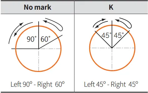 Autonics S2SR Series Selector Switches - Actuayion Angle 7