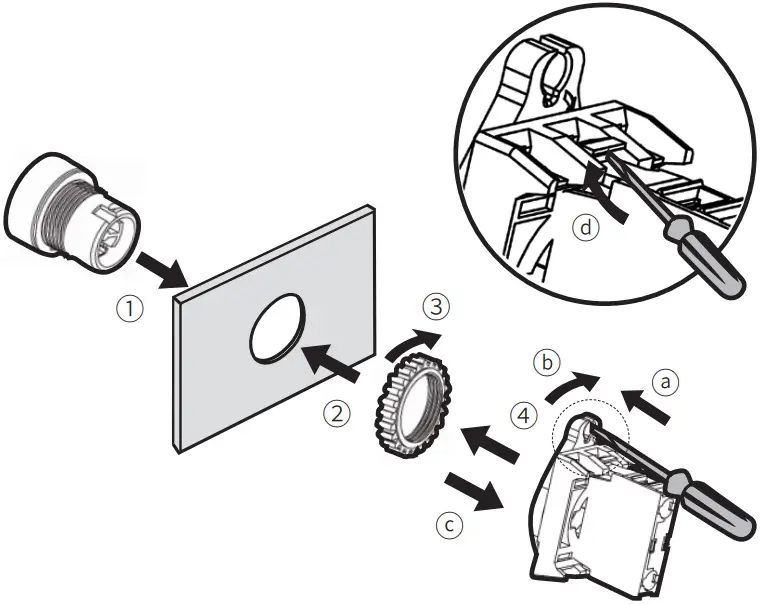 Autonics S2SR Series Selector Switches - Assembly