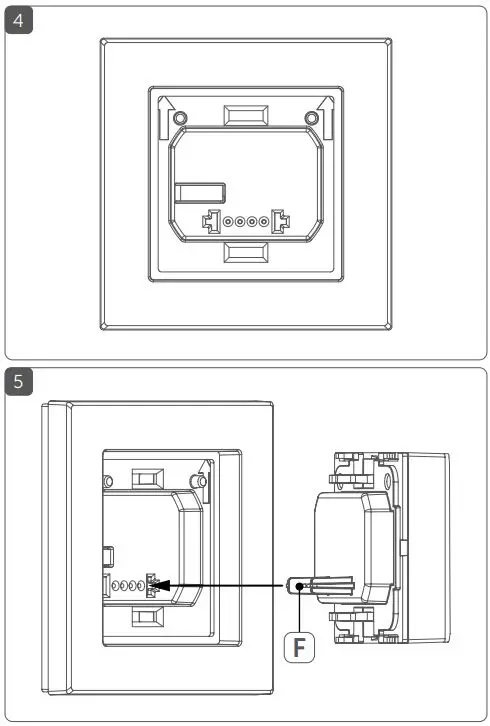 homematic HmIPW-STH Wired Temperature and Humidity Sensor Indoor User Manual - Fig 4,5