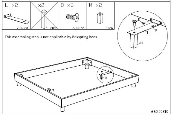 HASENA 660.00393 Bed fig-8