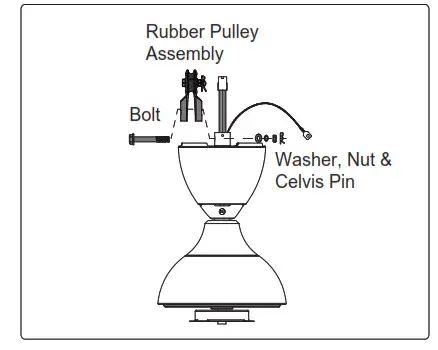 ALPHA Fan AX80-3B 56 Ceiling Fan - Rubber