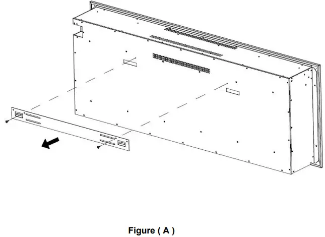 visionLINE VL-VESTA-50, VL-VESTA-70 Deep Fully Recessed Electric Fireplace-FIG10