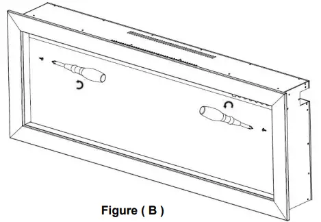 visionLINE VL-VESTA-50, VL-VESTA-70 Deep Fully Recessed Electric Fireplace-FIG4