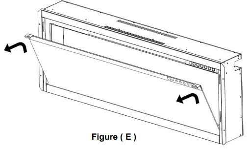 visionLINE VL-VESTA-50, VL-VESTA-70 Deep Fully Recessed Electric Fireplace-FIG7