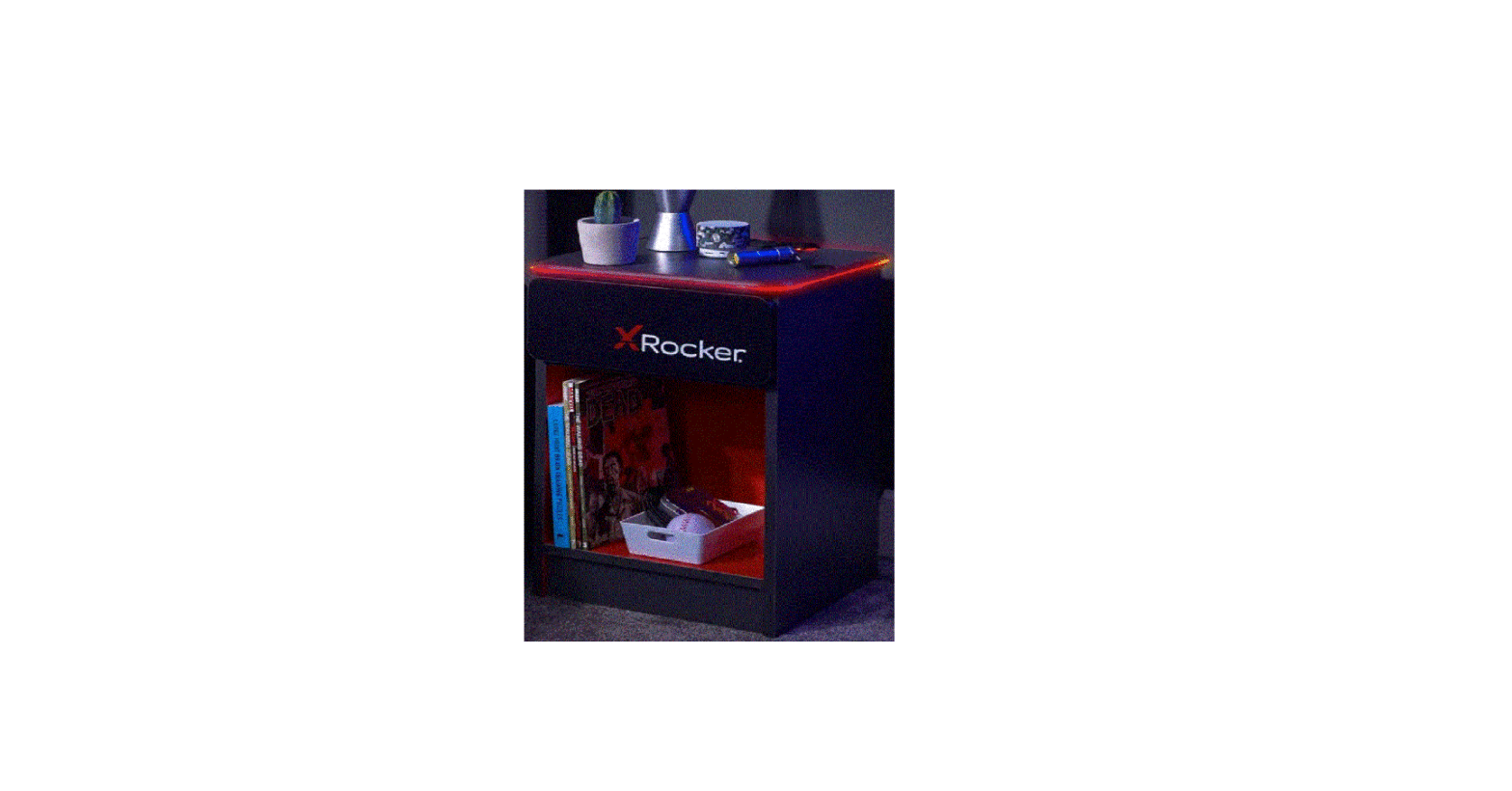 Xrocker Carbon-tek Bedside Table With Wireless Charging Instruction Manual