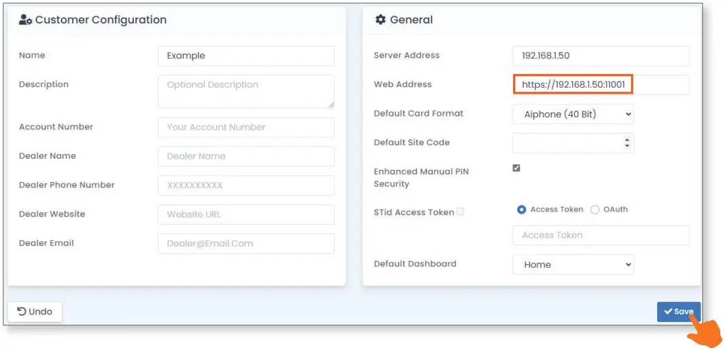 AC Nio Configuration