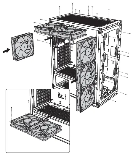 Antec NX290 Gaming Case ATX Tower 7