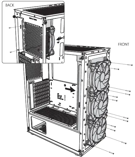 Antec NX290 Gaming Case ATX Tower 8