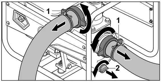 STIHL WP 600 Petrol Water Pump - Operating 2