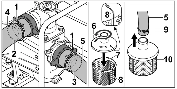 STIHL WP 600 Petrol Water Pump - piece