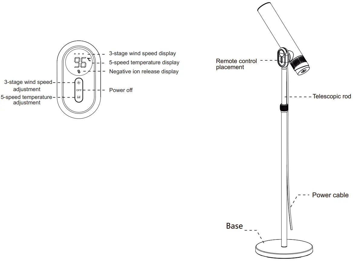 TOPBAND 24GA4D Remote Controller
