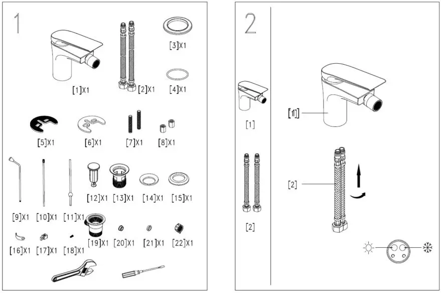 romstal 44KR0040 Bidet Faucet-fig3