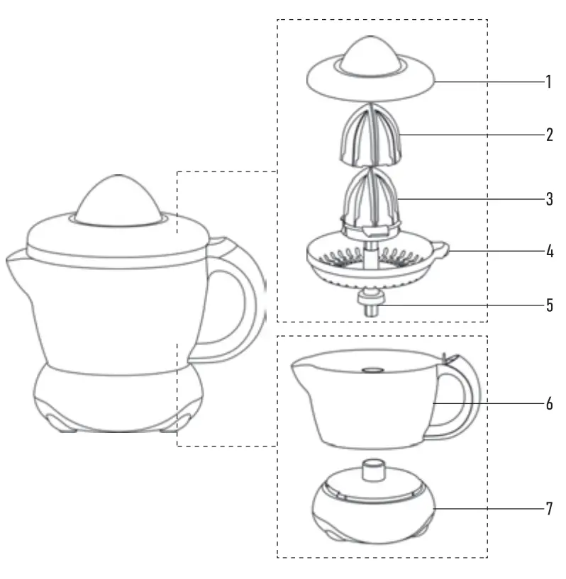 CENTEK CT 1232 Citrus Juicer - flawless