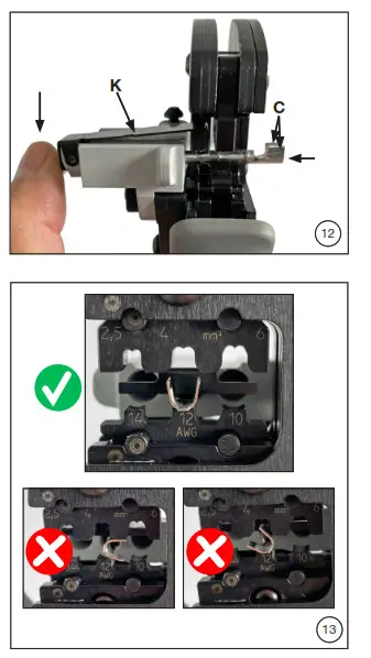 STAUBLI PV-CZM-60100 Crimping Pliers - Fig 11
