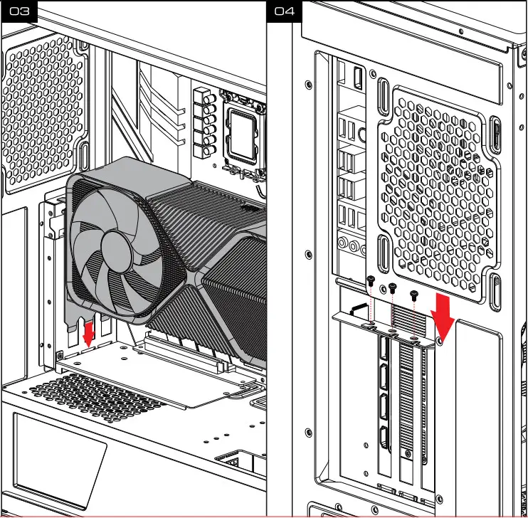 GAMDIAS ATHENA P1 Mid Tower Case - GPU 3