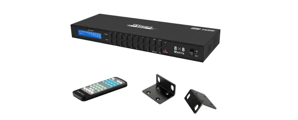 Tesmart Hsw0801a1u 8 Port Rack Mount Hdmi Switch User Manual