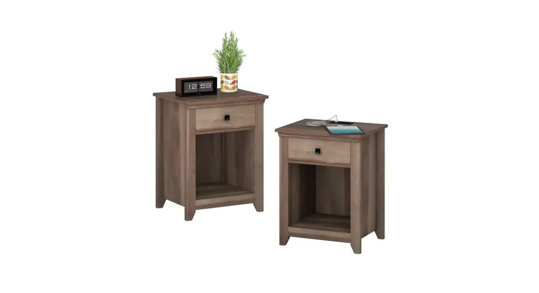 Jaxpety Hg61t1242 Set Of 2 Modern Led Nightstand User Manual