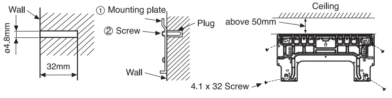 HITACHI RAK DH10PCAST Split Unit Air Conditioner  - Wall 1