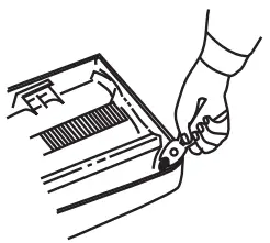 HITACHI RAK DH10PCAST Split Unit Air Conditioner  - cord 2