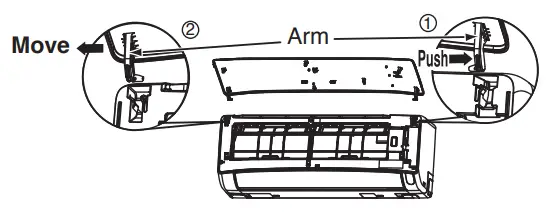 HITACHI RAK DH10PCAST Split Unit Air Conditioner -panel