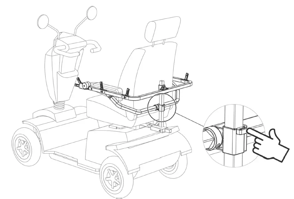 MOVO-MV-100-2 Mobility-Scooter-Canopy-11