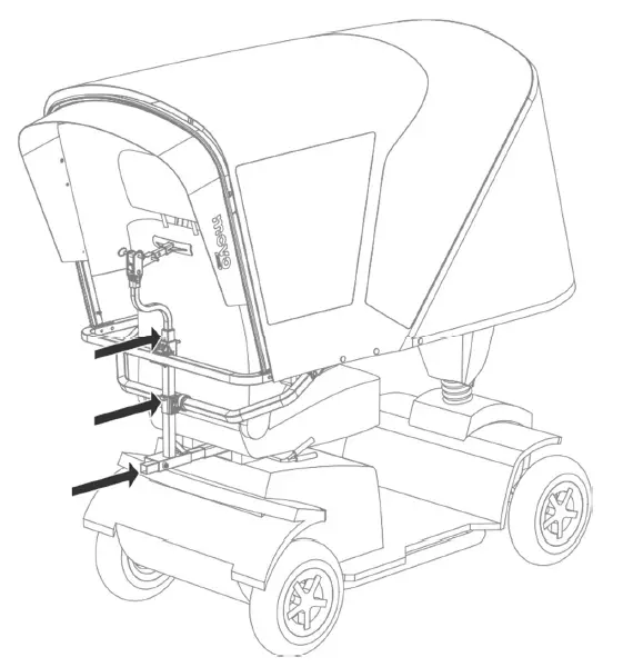 MOVO-MV-100-2 Mobility-Scooter-Canopy-34