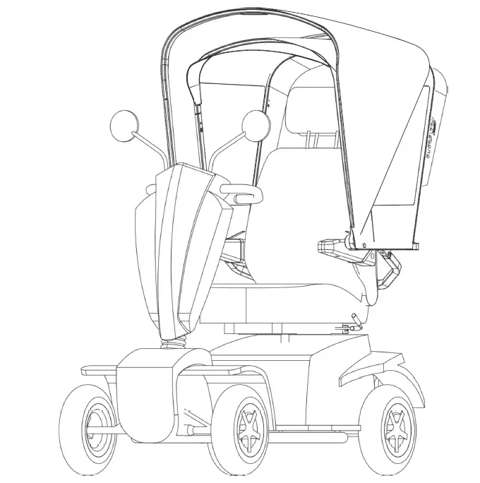MOVO-MV-100-2 Mobility-Scooter-Canopy-36