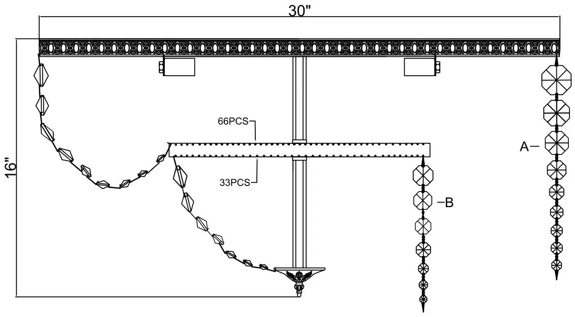 CRYSTORAMA 730 OB CL S Eight Light Ceiling Mount