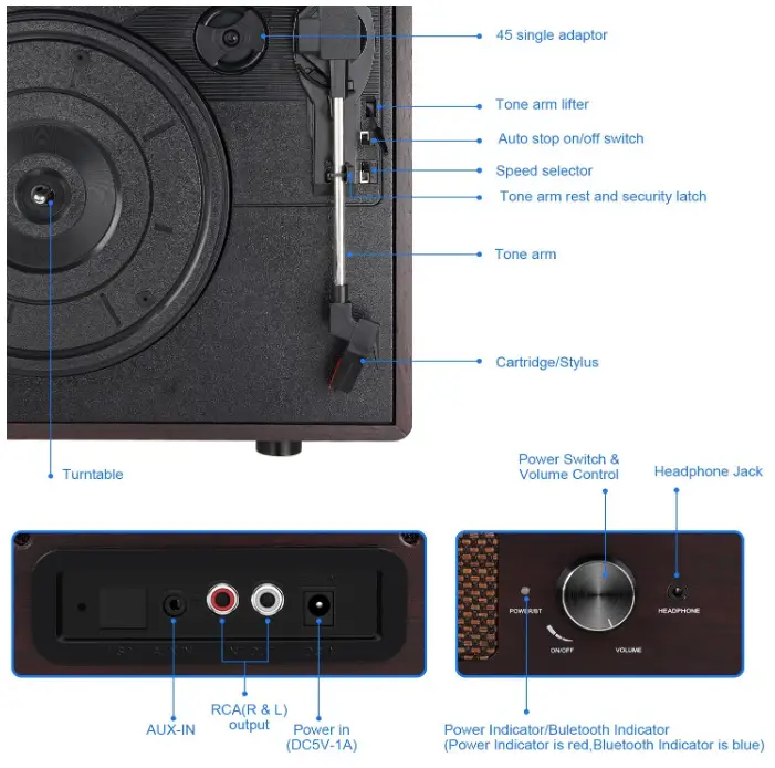 Kedok-M49-Vinyl-Record-Player-Turntable-with-Built-in-fig-1