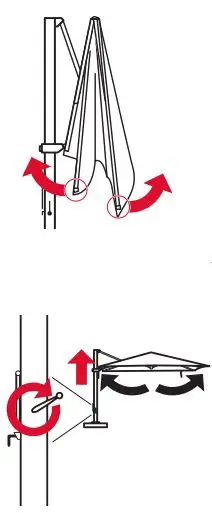 Glatz AURA Majestic Wooden Parasol-FIG6