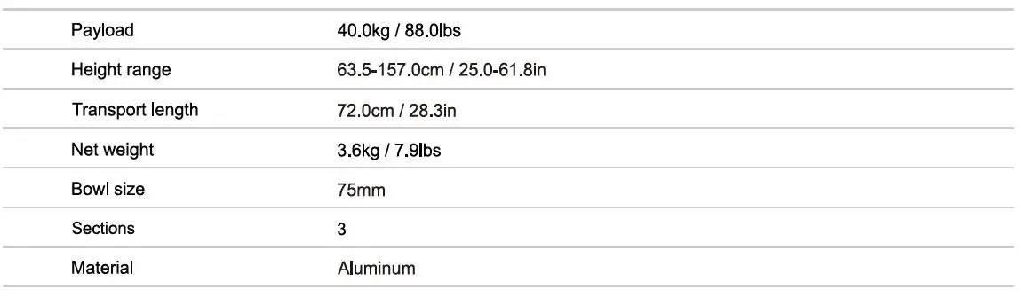 AE-IMAGE GA752 EGO8A2 Video Tripod System-fig-7