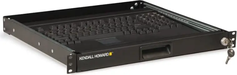 KENDALL HOWARD-1910-3-002-01-Rackmount-Keyboard-Tray