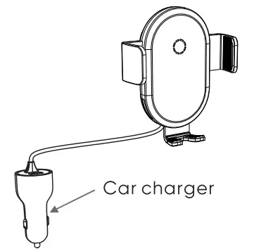 onn WIABLK100008847 10W Qi Wireless Car Charger - charger